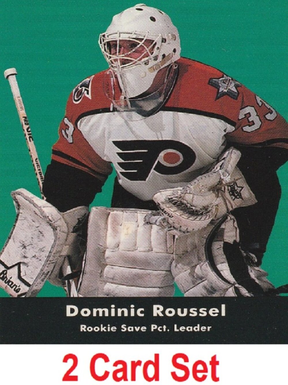 Dominic Roussel Hockey Card Collection